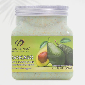 Doslunas Face & Body Scrub Avocado - 350ml (12 Pack)