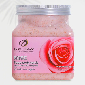 Doslunas Face & Body Scrub Rose - 350ml (12 Pack)
