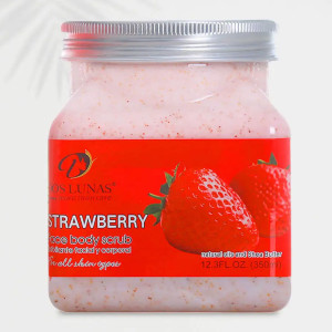 Doslunas Face & Body Scrub Strawberry - 350ml (12 Pack)