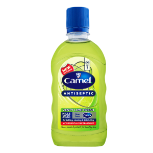 Camel Antiseptic Liquid Zesty Lime Fresh - 500ml (24 Pack)