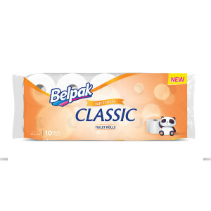  Belpak Classic Toilet Roll - 6 * 10 (60 Pack)