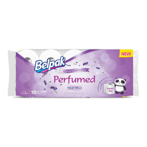  Belpak Perfumed Lavender Toilet Roll - 6 * 10 (60 Pack)
