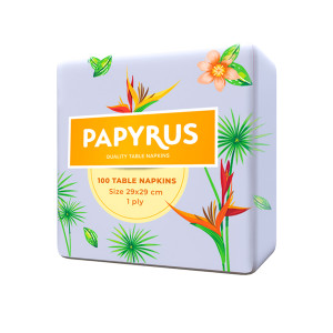Papyrus Table Napkin : 1PLY - 29cm (15 Pack)