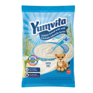 Yumvita Rice Cereal Sachet - 350g (12 Pack)