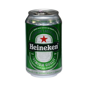 Heineken Lager Beer Can 5% - 330ml (24 Pack)