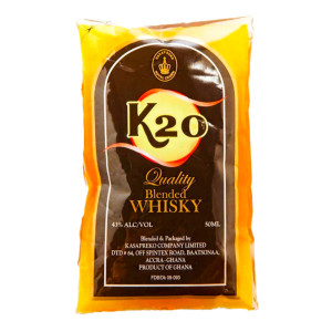 Kasapreko K 20 Whiskey Sachet - 50ml (240 Pack)