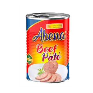 Abena Beef Pate - 400g (24 Pack)