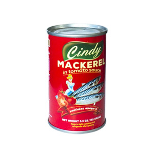 Cindy Mackerel In Tomatoes Sauce - 155g (50 Pack)