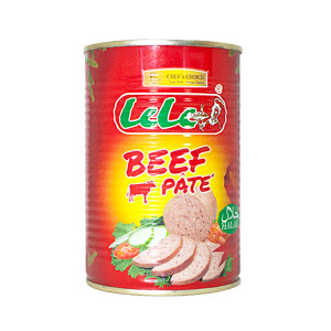 Lele Beef Pate - 400g (24 Pack)