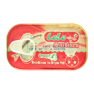 Lele Sardines In Soya Bean Oil - 125g (50 Pack)