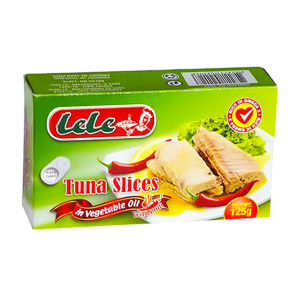 Lele Tuna Slices Chili In Vegetable Oil - 125g (24 Pack)