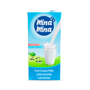 Mina Mina UHT Full Cream Milk - 1L (12 Pack)