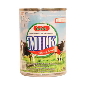 Lele Evaporated Milk - 400g (48 Pack)