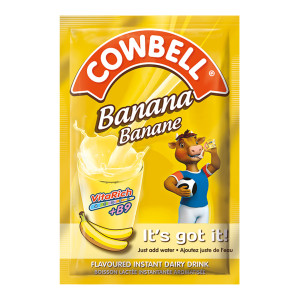Cowbell Banana Powdered Milk Sachet - 35g (100 Pack) 