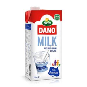 Dano Milk UHT Full Cream - 1L (12 Pack)