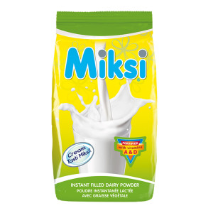 Miksi Plain Powdered Milk Sachet - 355g (12 Pack)