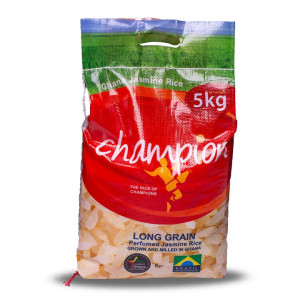 Champion Long Grain Jasmine Rice - 25kg (1 Pack)