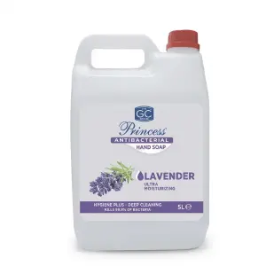 Ghandour Princess Hand Soap Lavender, Apple, Lemon, Milk & Honey - 5L (4 Pack)
